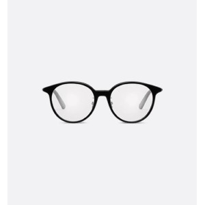 MiniCD R5F Black Round Glasses with Blue Light Filter