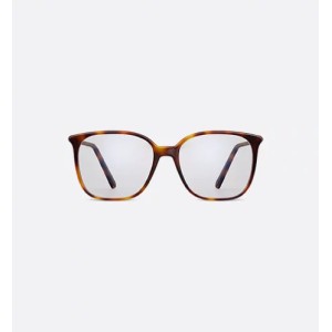 MiniCD S1I Brown Tortoiseshell-Effect Square Glasses with Blue Light Filter