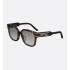 DiorSignature S7F Deep Brown Tortoiseshell-Effect Square Sunglasses