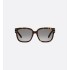 DiorSignature S7F Deep Brown Tortoiseshell-Effect Square Sunglasses
