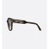 DiorSignature S7F Deep Brown Tortoiseshell-Effect Square Sunglasses