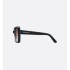 DiorMidnight S5I Transparent Gray-to-Blue Gradient Square Sunglasses