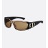 VeryDior S3I Transparent Brown Rectangular Sunglasses