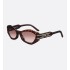 DiorSignature B1U Deep Brown Tortoiseshell-Effect Butterfly Sunglasses