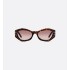 DiorSignature B1U Deep Brown Tortoiseshell-Effect Butterfly Sunglasses