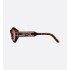DiorSignature B1U Deep Brown Tortoiseshell-Effect Butterfly Sunglasses