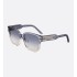 DiorSignature S7F Transparent Gradient Indigo Blue Square Sunglasses