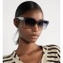 DiorSignature S7F Transparent Gradient Indigo Blue Square Sunglasses