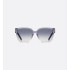 DiorSignature S7F Transparent Gradient Indigo Blue Square Sunglasses