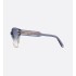 DiorSignature S7F Transparent Gradient Indigo Blue Square Sunglasses