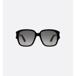 DiorGlow S2I Black Square Sunglasses