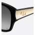 DiorGlow S2I Black Square Sunglasses