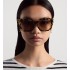 CDior S5I Brown and Honey Tortoiseshell-Effect Square Sunglasses