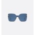 CD Chain M1U Blue Square Sunglasses