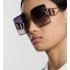 30Montaigne S7U Purple-to-Pink Gradient Square Sunglasses