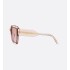 DiorSignature S14I Transparent Pink Square Sunglasses