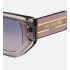 DiorSignature S15I Transparent Mink Gray Rectangular Sunglasses