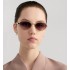 DiorCannage R1U Gradient Pink Oval Sunglasses