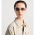 DiorCannage R1U Gradient Glacier Blue Oval Sunglasses
