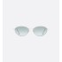 DiorCannage R1U Gradient Glacier Blue Oval Sunglasses