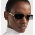 DiorCannage S2U Gradient Gray Rectangular Sunglasses