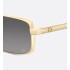DiorCannage S2U Gradient Gray Rectangular Sunglasses