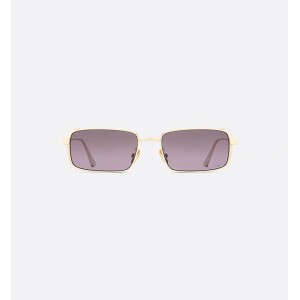 DiorCannage S2U Gradient Purple Rectangular Sunglasses