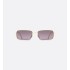 DiorCannage S2U Gradient Purple Rectangular Sunglasses