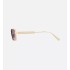 DiorCannage S2U Gradient Purple Rectangular Sunglasses