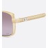DiorCannage S2U Gradient Purple Rectangular Sunglasses
