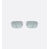 DiorCannage S2U Gradient Glacier Blue Rectangular Sunglasses