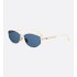 DiorCannage B1U Blue Oval Sunglasses