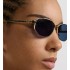 DiorCannage B1U Blue Oval Sunglasses