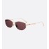 DiorCannage B1U Burgundy Oval Sunglasses