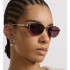 DiorCannage B1U Burgundy Oval Sunglasses