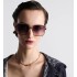 DiorCannage S1U Gradient Purple-to-Pink Square Sunglasses