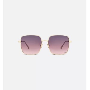 DiorCannage S1U Gradient Purple-to-Pink Square Sunglasses