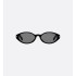 DiorPacific R1I Black Oval Sunglasses