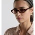 DiorPacific R1I Brown Tortoiseshell-Effect Oval Sunglasses