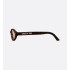 DiorPacific R1I Brown Tortoiseshell-Effect Oval Sunglasses