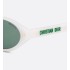 DiorPacific R1I White Oval Sunglasses