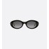 DiorPacific B4I Black Oval Sunglasses