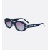 DiorPacific B4I Blue Oval Sunglasses