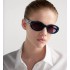 DiorPacific B4I Blue Oval Sunglasses