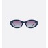 DiorPacific B4I Blue Oval Sunglasses
