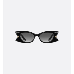 DiorButterfly S2I Black Rectangular Sunglasses