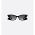 DiorButterfly S2I Black Rectangular Sunglasses