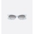 DiorButterfly S2I Transparent Blue Rectangular Sunglasses