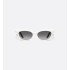 DiorButterfly S2I White Rectangular Sunglasses