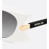 DiorButterfly S2I White Rectangular Sunglasses